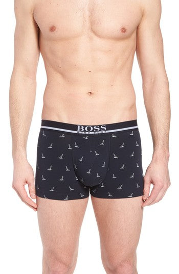 Mens Boss Print Trunks