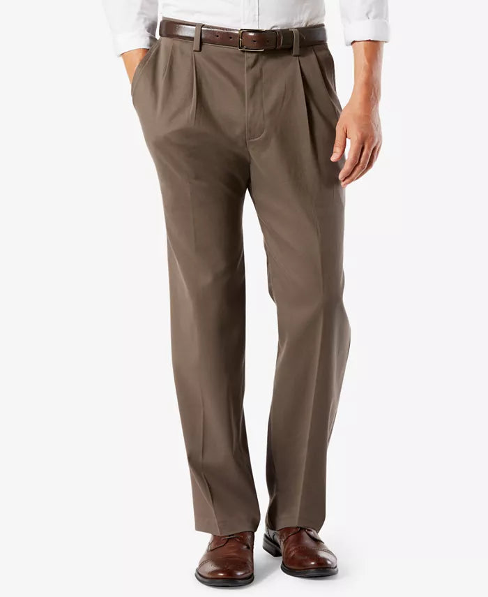 Dockers Easy Stretch Mens Easy Classic Fit Khaki Stretch Pants