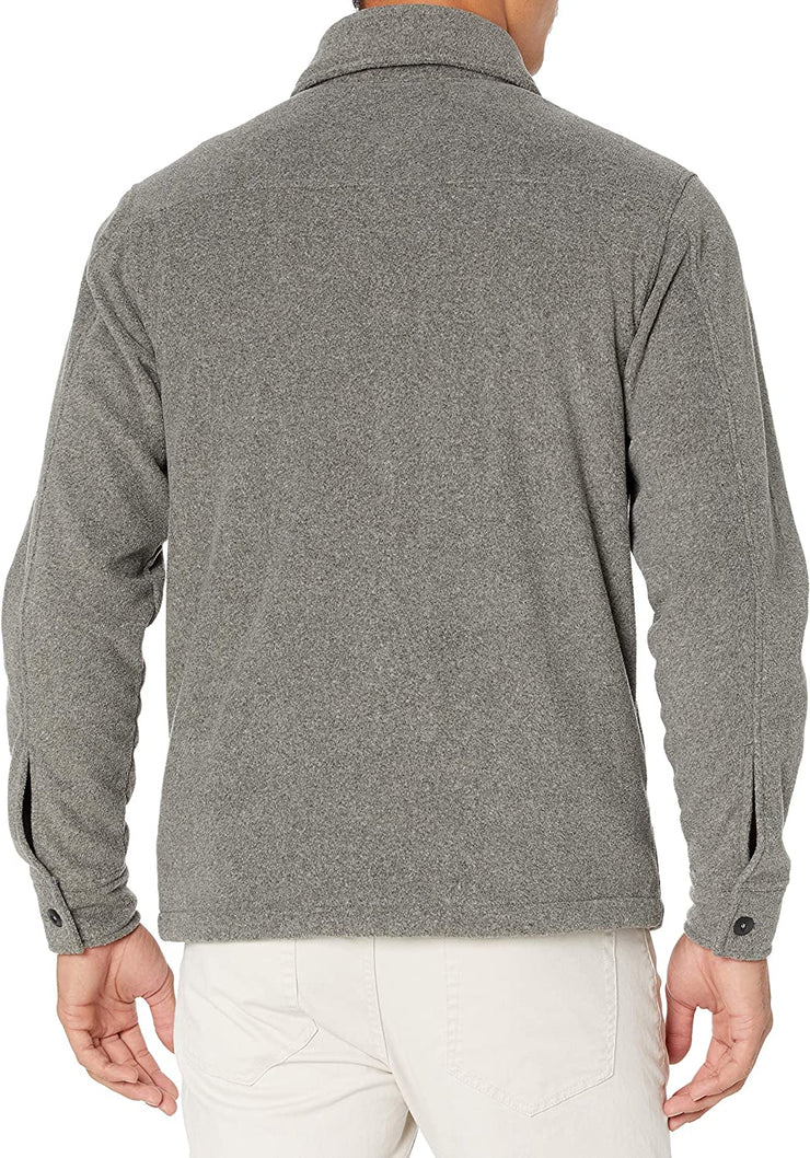 Amazon Essentials Mens Long-Sleeve Polar Fleece Shirt Jacket, Size XL
