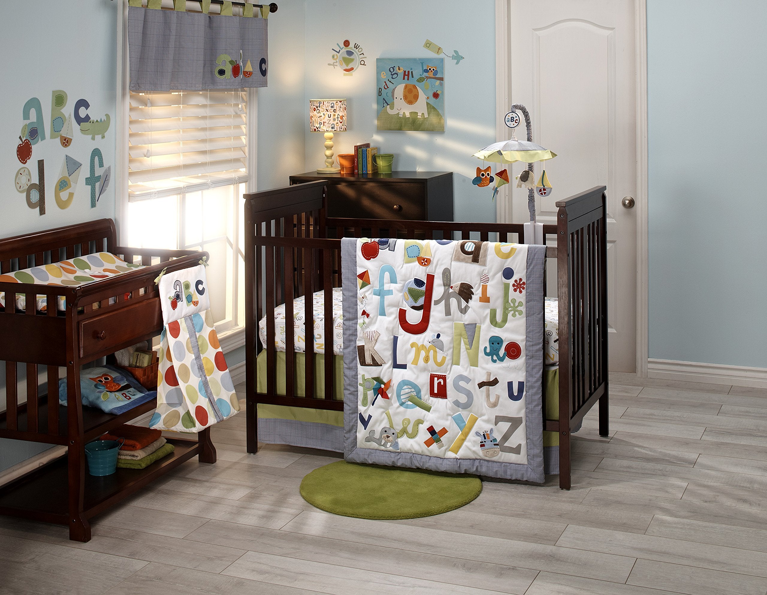 NoJo by Jill McDonald ABC With Me 2-Piece Crib Bedding Set