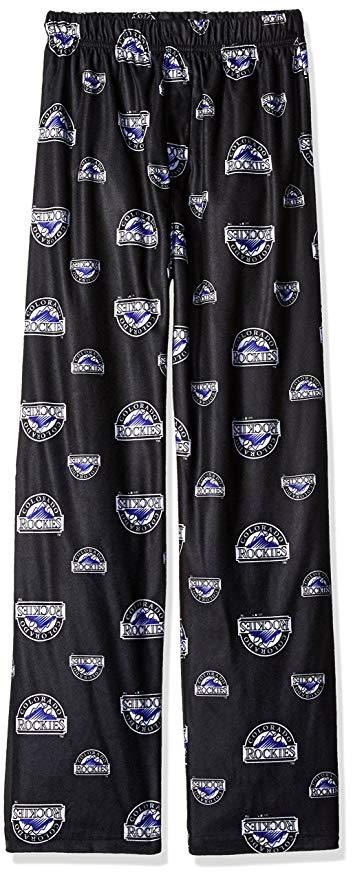 MLB Colorado Rockies Boys Team Logo Lounge Pant, Youth Large 12-14