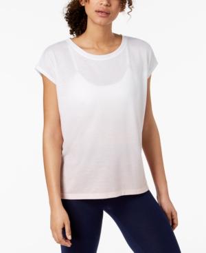 Ideology Women's Dip-Dyed T-Shirt, Size Large