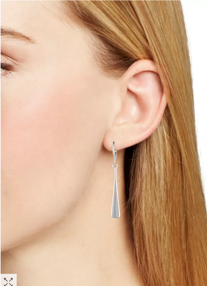 Lauren Ralph Lauren Linear Twist Drop Earrings
