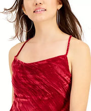 Lucy Paris Cranberry Velvet Top, Size Large