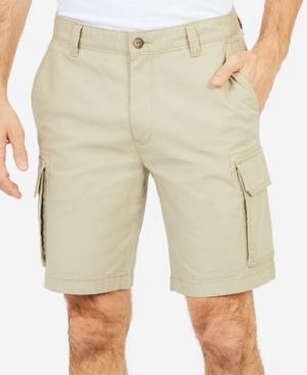 Nautica Mens 10 Stretch Ripstop Cargo Shorts, Size 30W