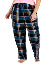Jenni Plus Size Cotton Plaid Pajama Pants, Size 3X