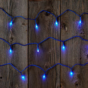 UltraLED Battery Operated Frosted Twinkle Light String, Blue