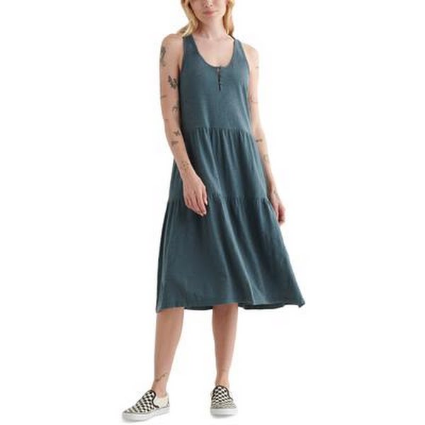 Lucky Brand Cotton Tiered Dress – Metropolis, Size Large