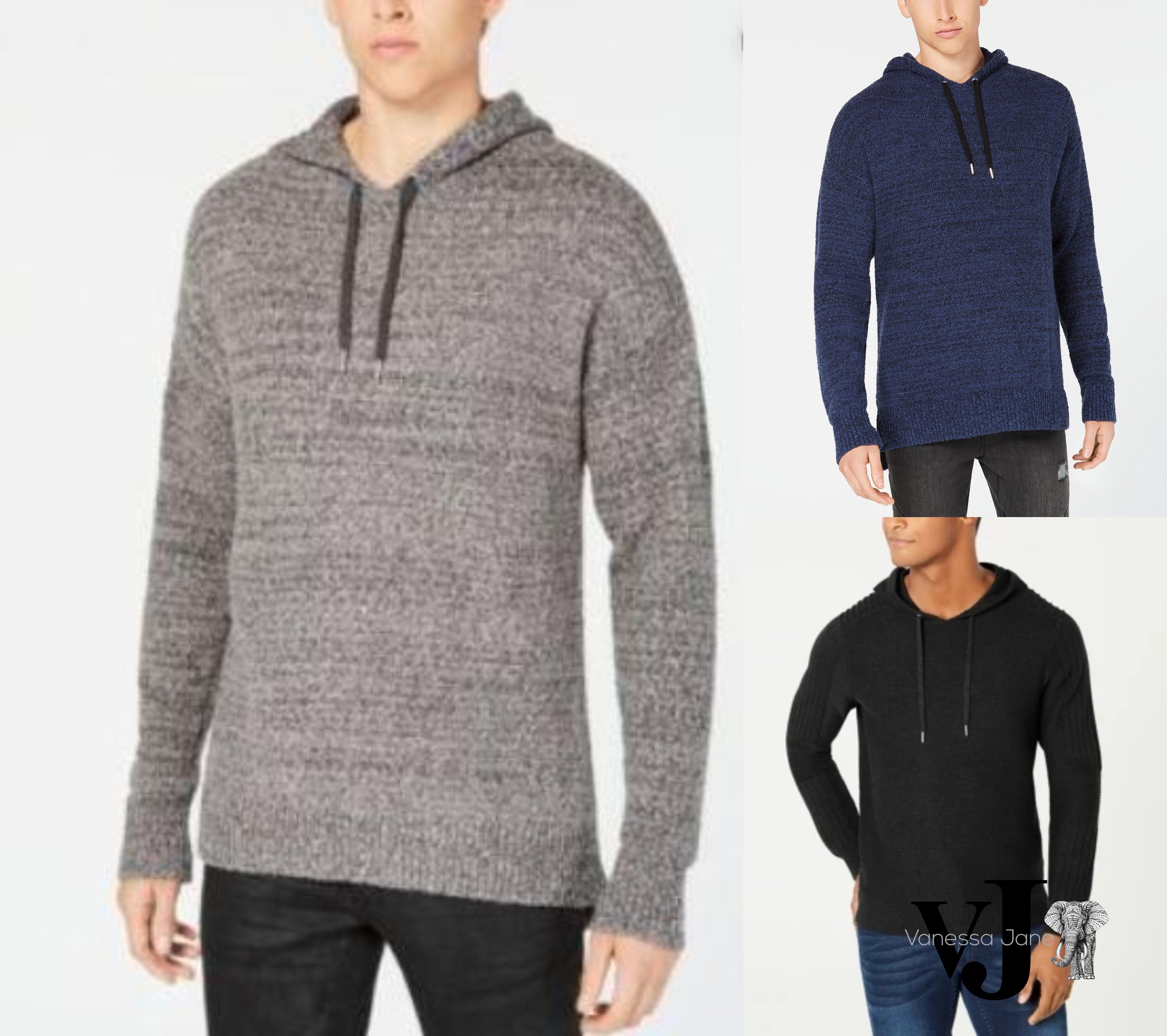 Inc Mens Hooded Sweater