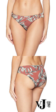 Roxy Juniors Printed Softly Love Full Bikini Swimsuit Bottom