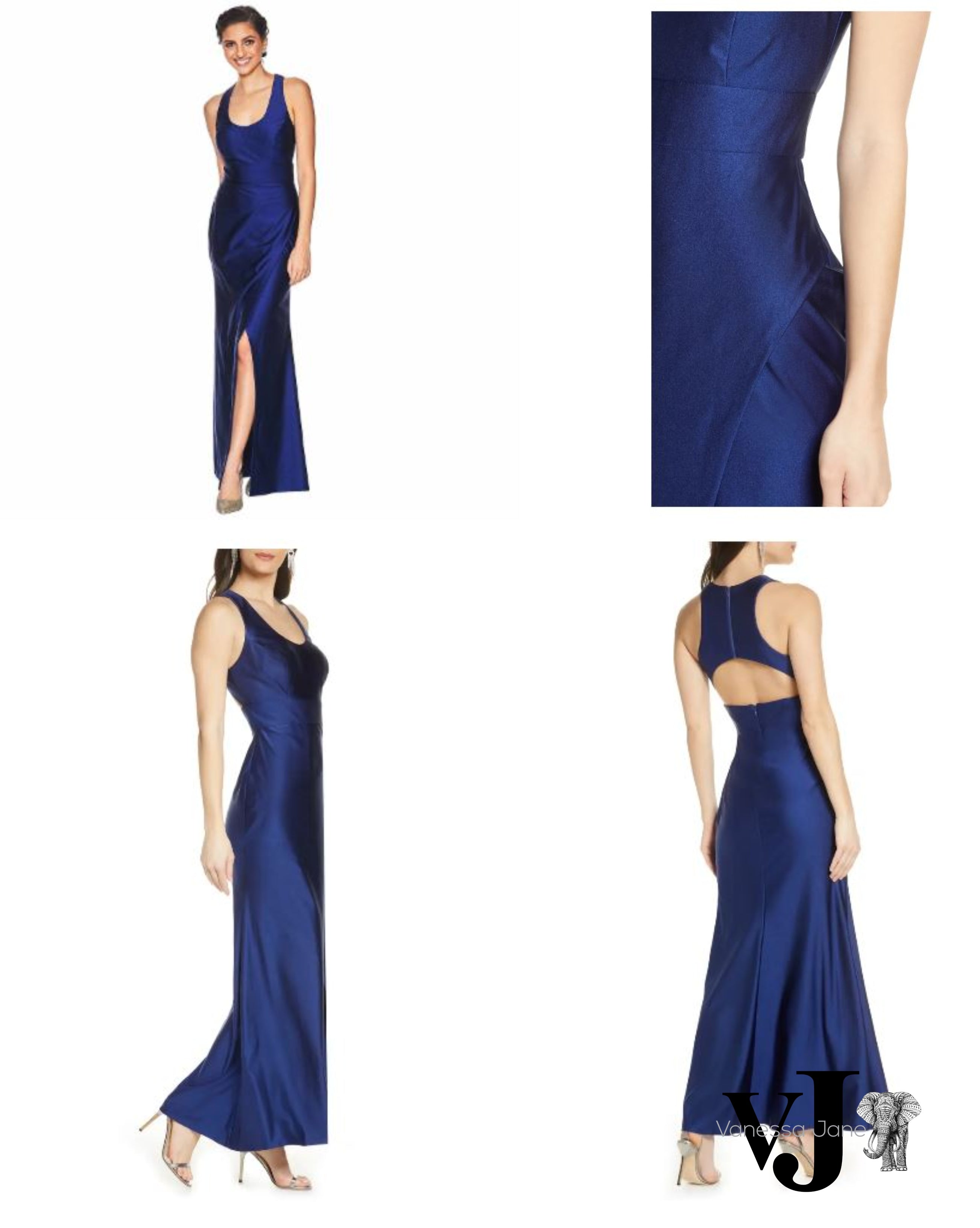 Morgan & Company Juniors Cutout Gown