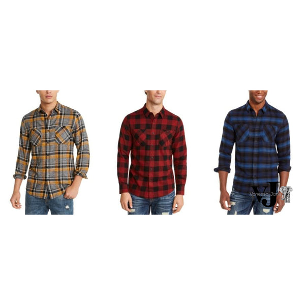 American Rag Mens Plaid Shirt