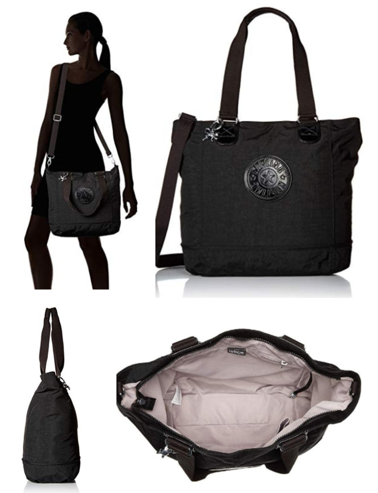 Kipling TM5500 Shopper Black Combo Tote Handbag