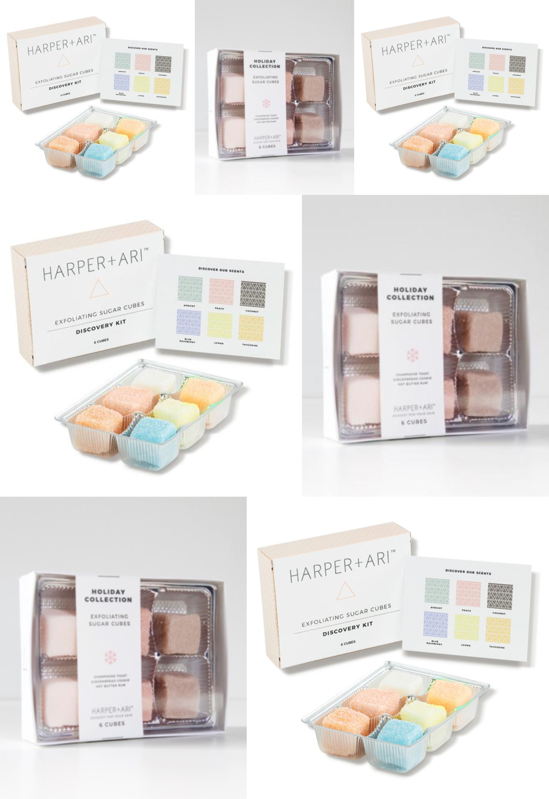 Harper + Ari 12-Pc. Body Exfoliating Nourishing Sugar Cubes