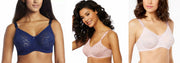 Bali Womens Lace N Smooth Lace Bra Style, Choose Sz/Color