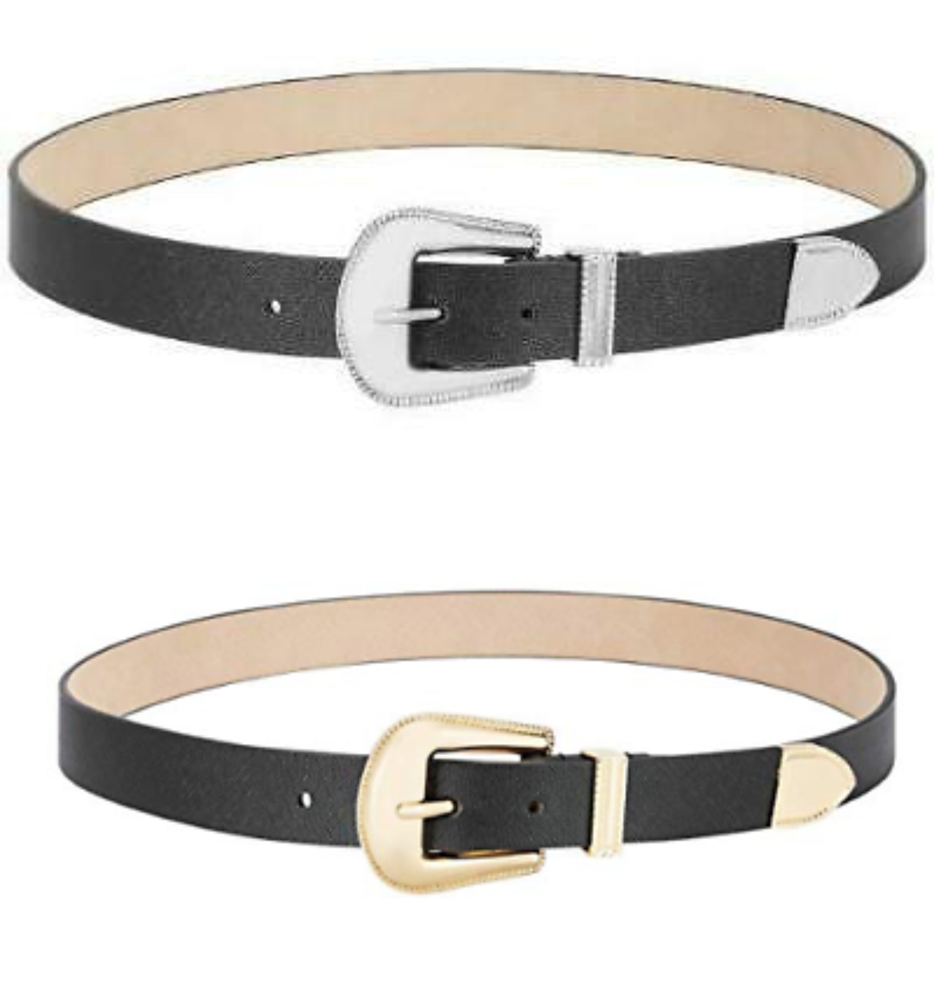 Steve Madden Women's Western-Buckle Belt