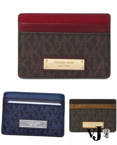 Michael Michael Kors Signature Bicolor Card Case