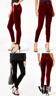 International Concepts Petite Velvet Skinny Pants