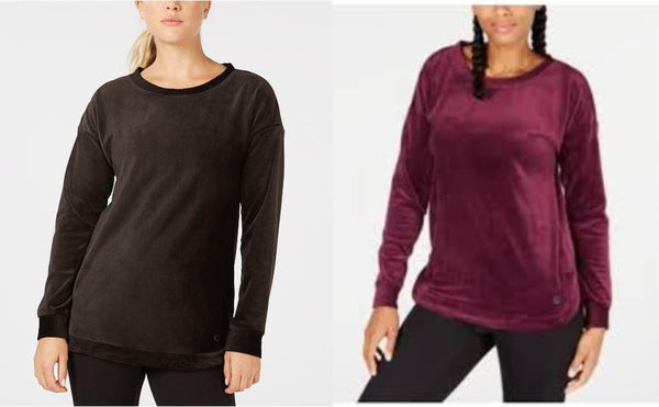 Ideology Women's Velour Pullover