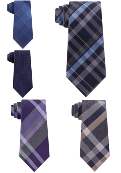 Kenneth Cole Reaction Mens Slim Silk Blend Ties