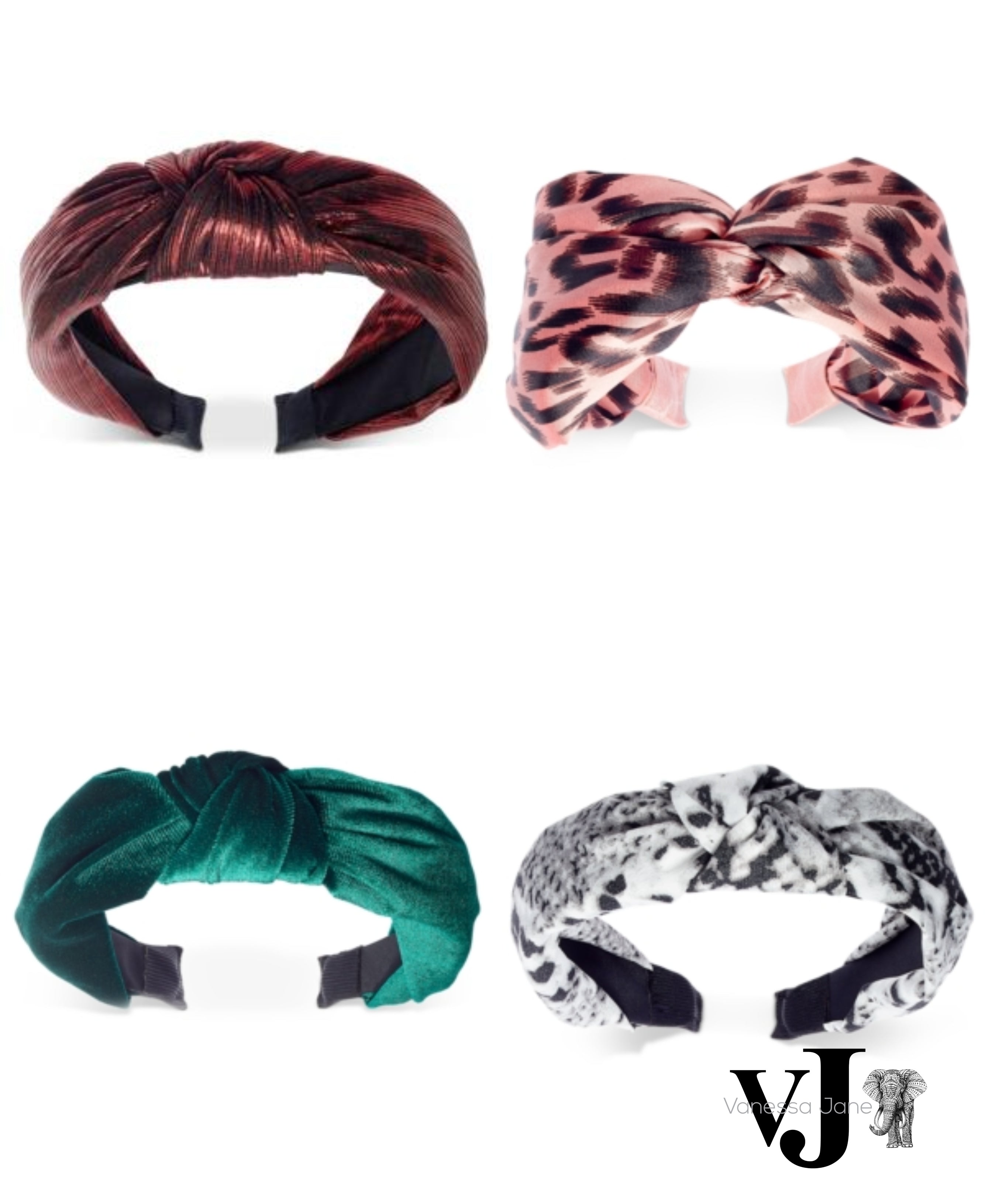 International Concepts Shiny Fabric Knotted Headband