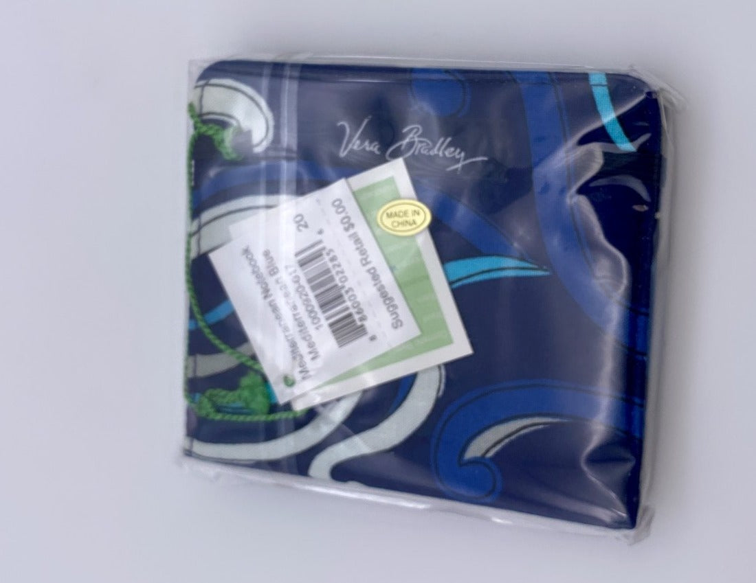 Vera Bradley Mediterranean Notebook in Mediterranean Blue