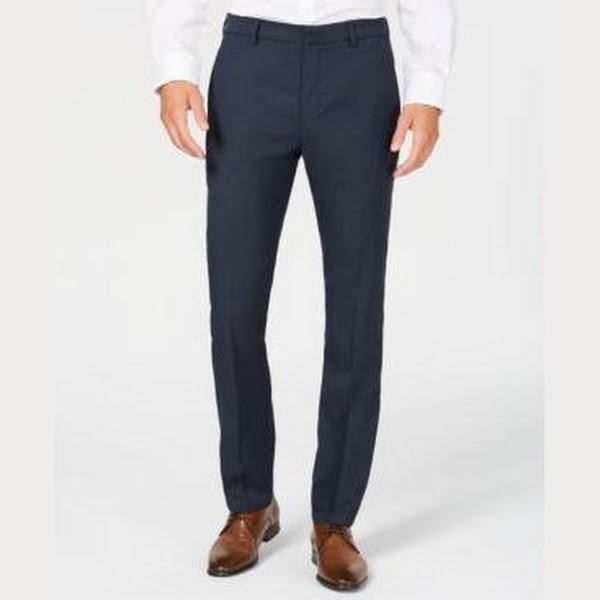 AlfaTech by Alfani Mens Classic-Fit Stretch Pants