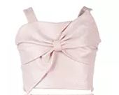 Sequin Hearts Big Girls Bow Top, Size 12/Pink