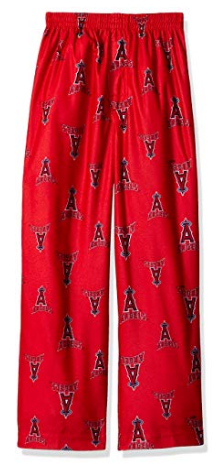 MLB Los Angeles Boys Sleepwear All Over Print Pants,4/Small