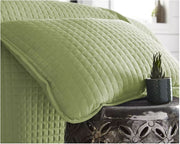 Southshore Fine Linens Oversized Lightweight Quilt & Sham Set, Full/Queen, Green