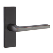 Emtek 1.5X5 Stretto Privacy Helios Lever Set with Thumbturn in Oil Rubbed Bronze
