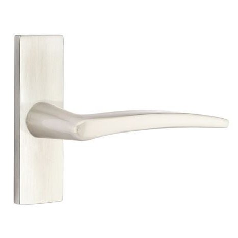 Emtek Dummy Modern Rectangular Lever Set with Poseidon Lever