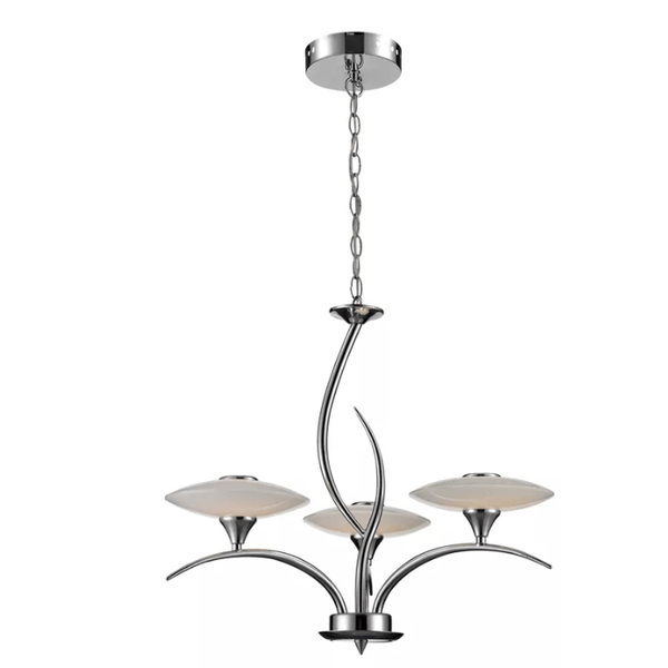 Elk Lighting Chrome Pendant Light LED Light