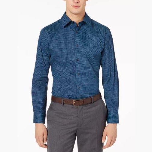 Alfani athletic fit dress shirt best sale