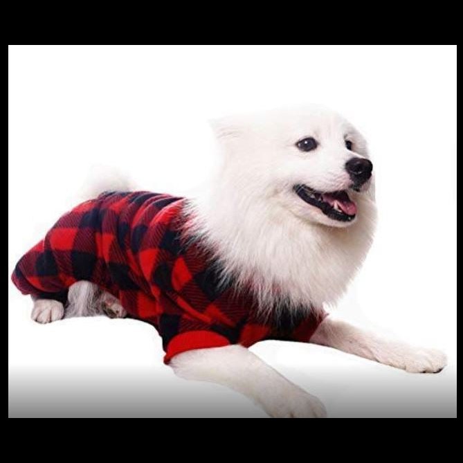 Family Pajamas Heart to Tail Fleece Pajamas for Dogs, Size Small