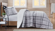 Premier Comfort Reversible Velvet to Sherpa Comforter Set, Full/Queen