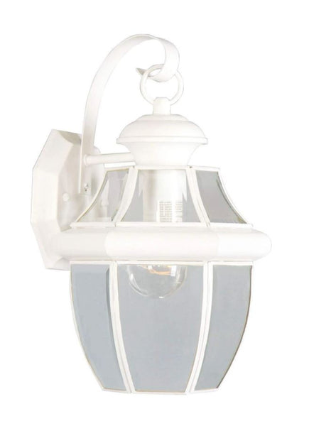 Livex Lighting 2151-03 Outdoor Lighting, 13" x 8.5" x 8.5", White