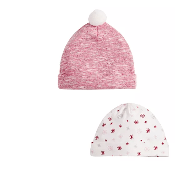 First Impressions Baby Girls 2-Pk. Hats