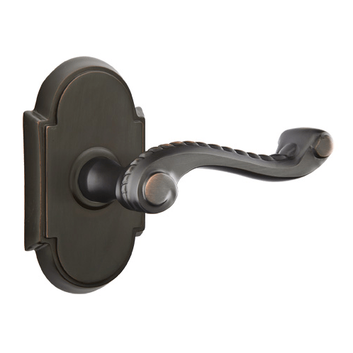 Emtek Keyed Privacy Lockset with No. 8 Rosette and Rope Lever