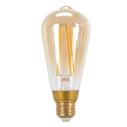 4 Pack Globe Lighting 60-Watt Equivalent ST19 Vintage Edison LED Light Bulb