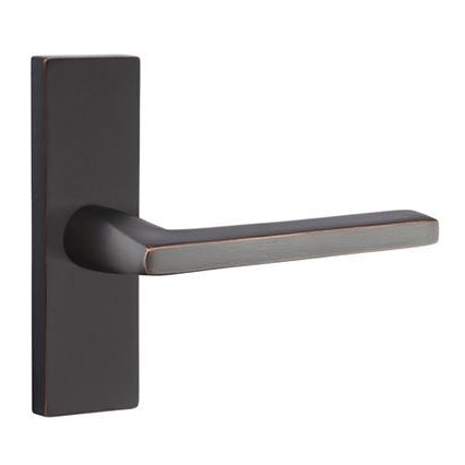 Emtek Dummy 10 in Mortise Set with Hercules Lever and Square Knob