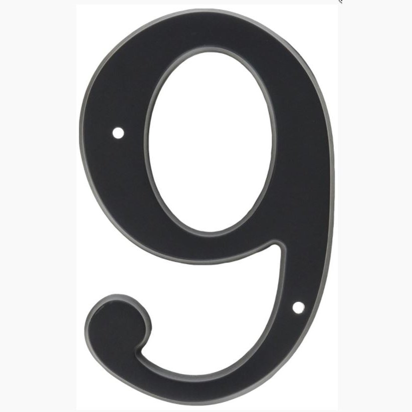 Baldwin Estate House Numbers, Choose Number/Finish