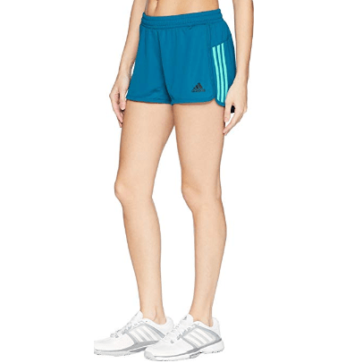 Adidas Women's D2m Knit Shorts Real Teal, Size  XL