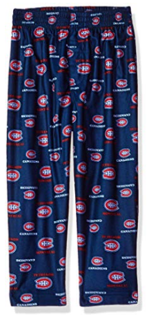 NHL Montreal Canadiens Toddler Boys Sleepwear All Over Print Pants, Size 2T