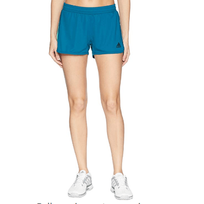 Adidas Women's D2m Knit Shorts Real Teal, Size  XL