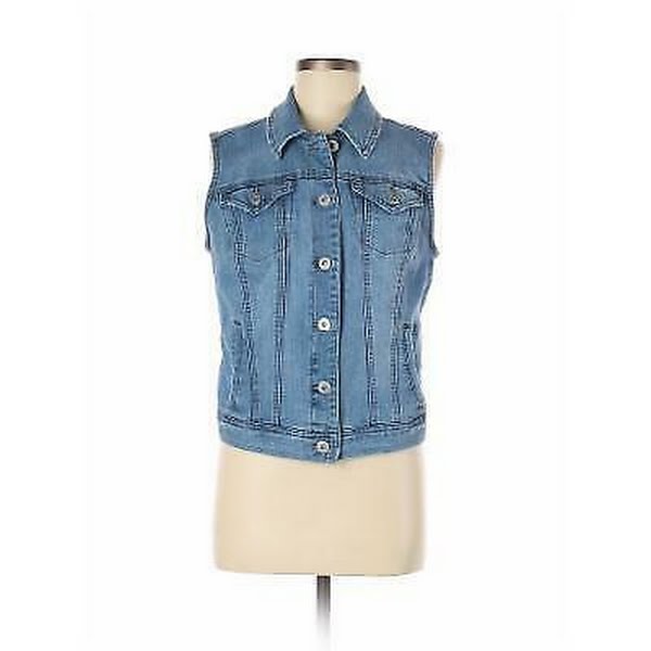 Style & Co. Woman's Denim Vest, Size Small