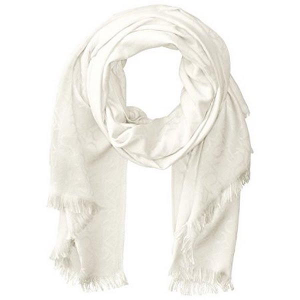 Calvin Klein Ck Logo Wrap and Scarf in One