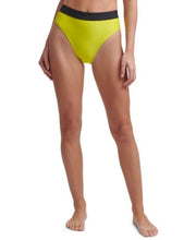DKNY Womens Logo High-Waist Bikini Swim Bottom
