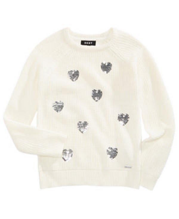 Dkny Big Girls Sequin Sweater