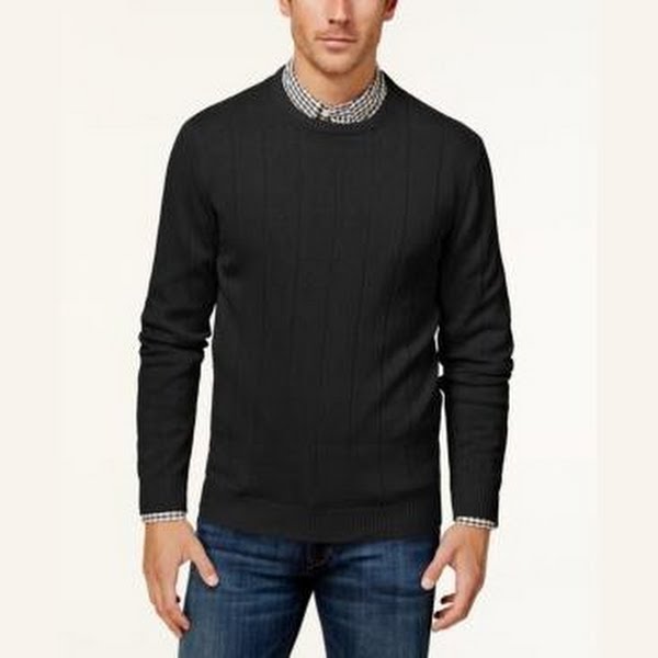 Club Room Mens Ribbed Sweater